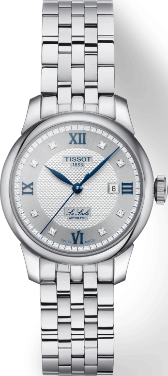 Tissot,Le Locle 29mm,29mm,Stainless Steel,Silver,Automatic,Day,38hours,T006,T006.207.11.036.01