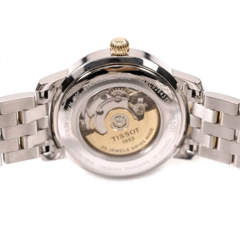 Tissot,Bridgeport 28mm,28mm,Stainless Steel,Silver,Automatic,Day,38hours,T045,T045.207.22.033.00