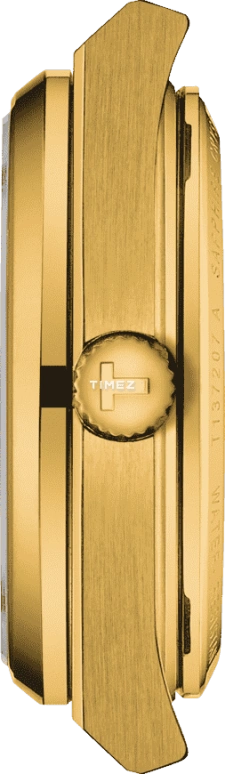 Tissot,PRX 35mm,35mm,Stainless Steel,Champagne,Automatic,Day,In-house Caliber,T137,T137.207.33.021.00