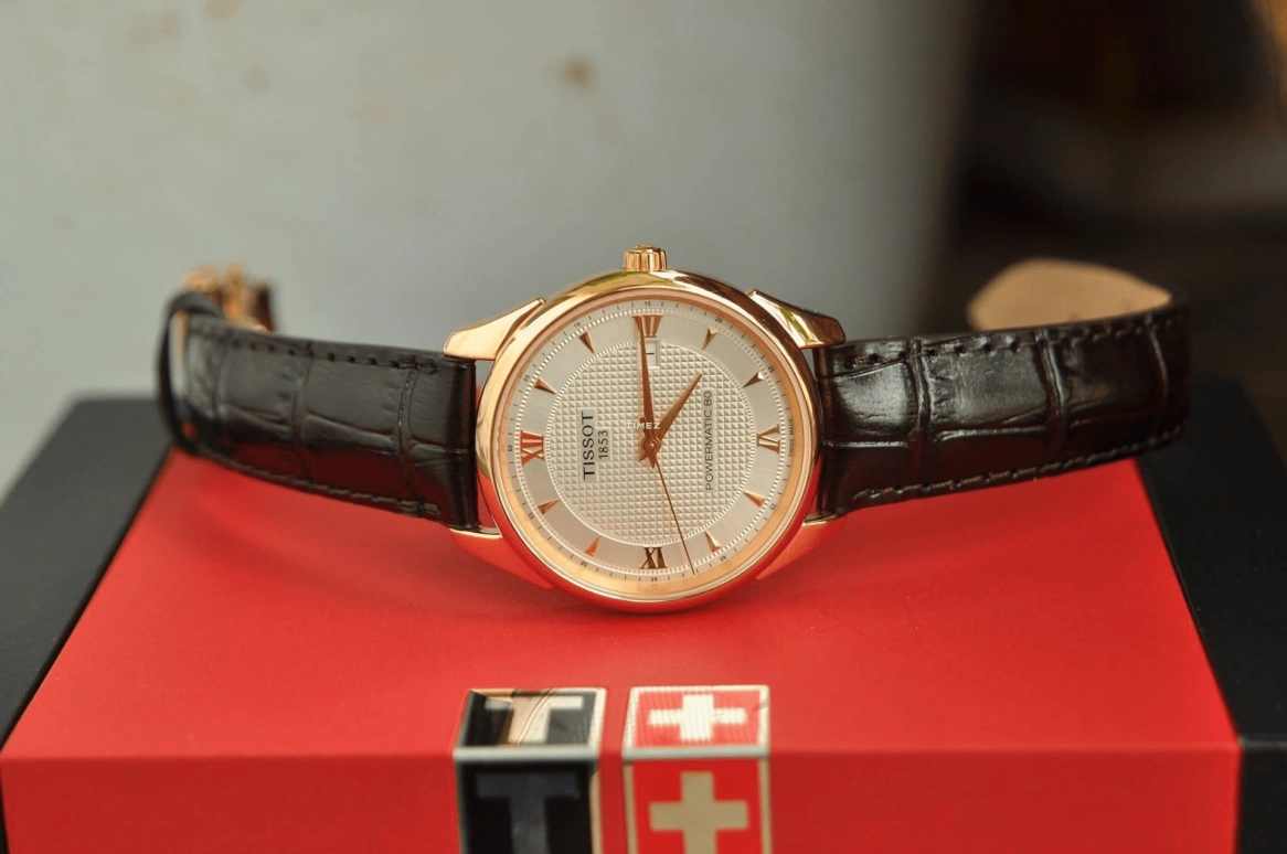 Tissot,T-Gold 40mm,40mm,Rose Gold,Silver,Automatic,Day,80hours,T920,T920.407.76.038.00