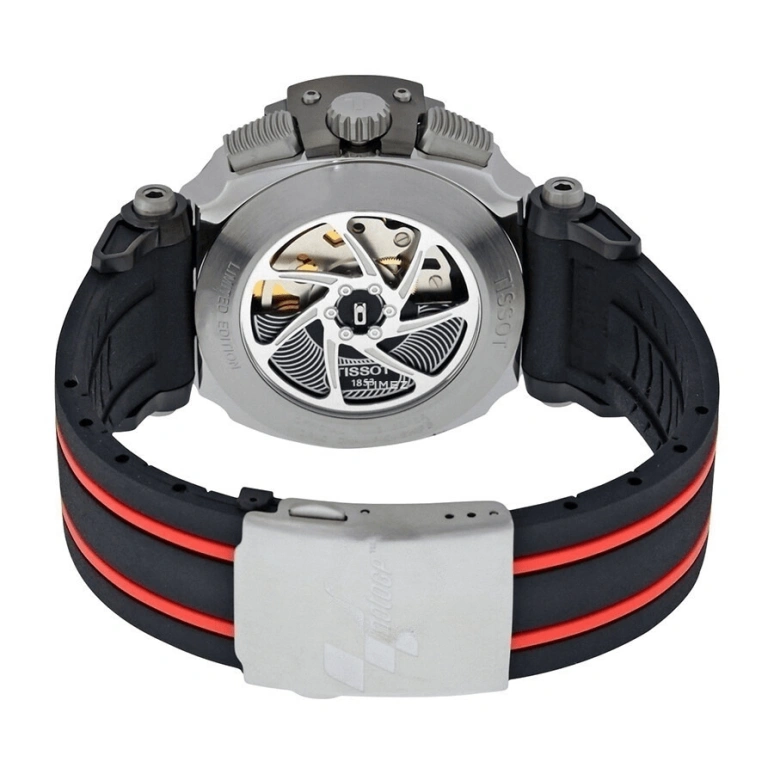 Tissot,T-Race 45mm,45mm,Stainless Steel,Black,Automatic,Chronograph,Day,T092,T092.427.27.201.00