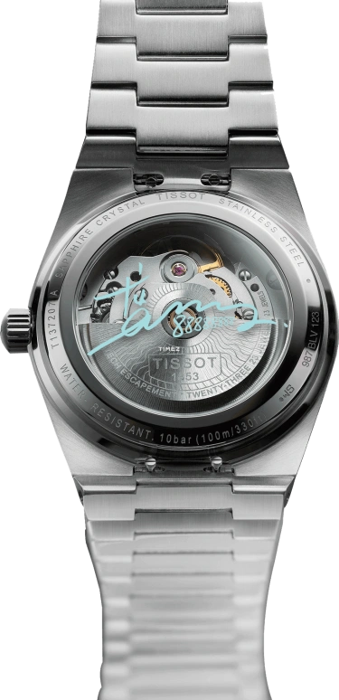 Tissot,PRX 35mm,35mm,Stainless Steel,Ice Blue,Automatic,Day,In-house Caliber,T137,T137.207.11.351.01