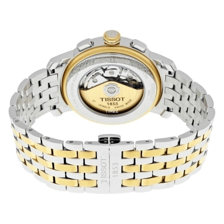 Tissot,Bridgeport 42mm,42mm,Stainless Steel,Silver White,Automatic,Chronograph,Day,T097,T097.427.22.033.00