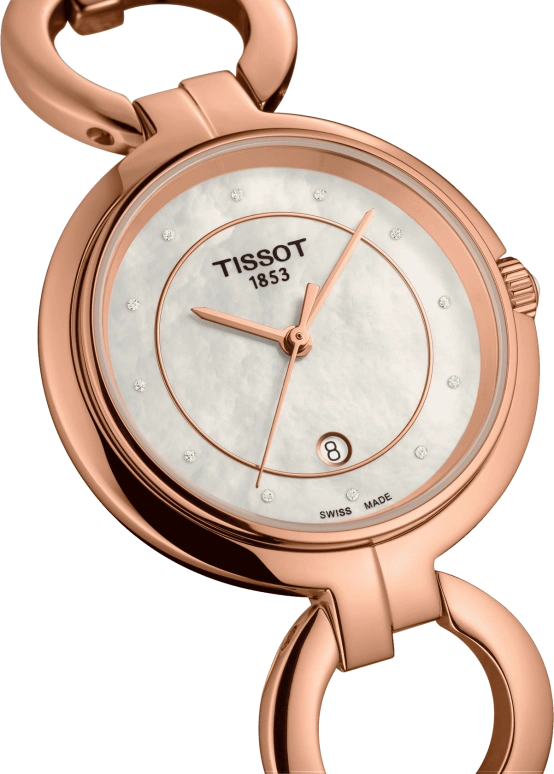 Tissot,T-Lady 30mm,30mm,Stainless Steel,White,Quartz,Date,26280hours,T094,T094.210.33.116.01