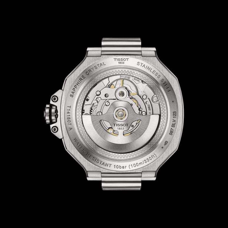 Tissot,T-Race 41mm,41mm,Stainless Steel,Black,Automatic,Day,80hours,T141,T141.807.17.051.00