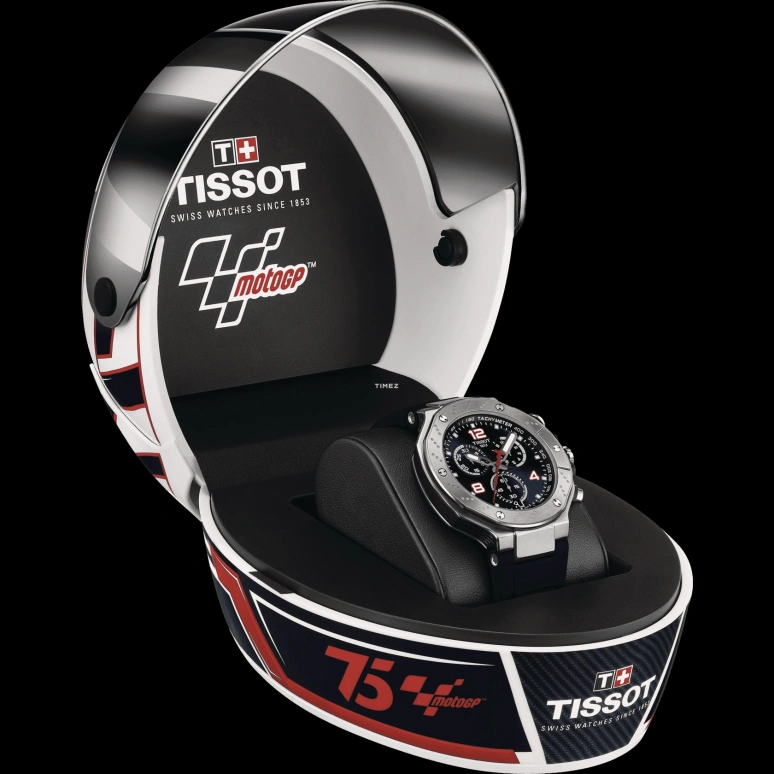 Tissot,T-Race 45mm,45mm,Stainless Steel,Blue,Quartz,Chronograph,Day,T141,T141.417.17.047.00