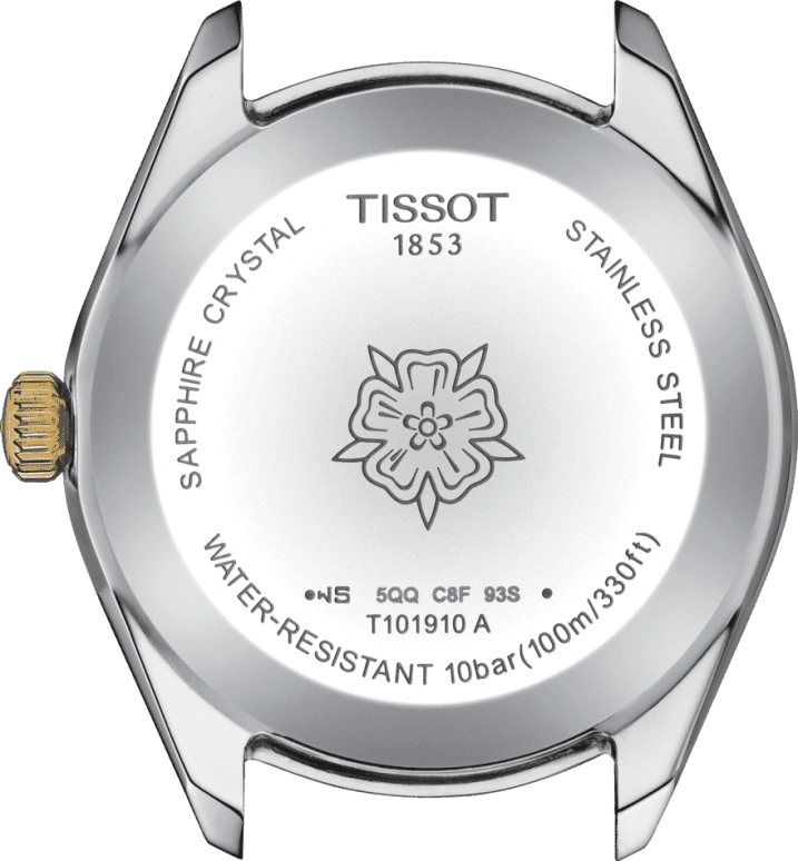 Tissot,PR 100 36mm,36mm,Stainless Steel,White,Quartz,Date,26280hours,T101,T101.910.22.111.00