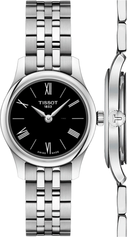 Tissot,Tradition 25mm,25mm,Stainless Steel,Black,Quartz,26280hours,Sapphire,T063,T063.009.11.058.00