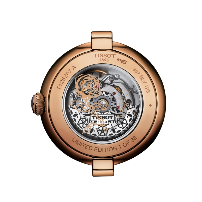 Tissot,Bellissima 29mm,29mm,Rose Gold,Silver White,Automatic,Day,38hours,T126,T126.207.66.113.01