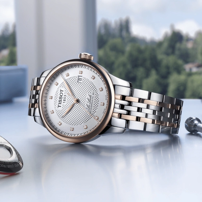 Tissot,Le Locle 39.30mm,39.30mm,Stainless Steel,Silver,Automatic,Day,80hours,T006,T006.407.22.036.01