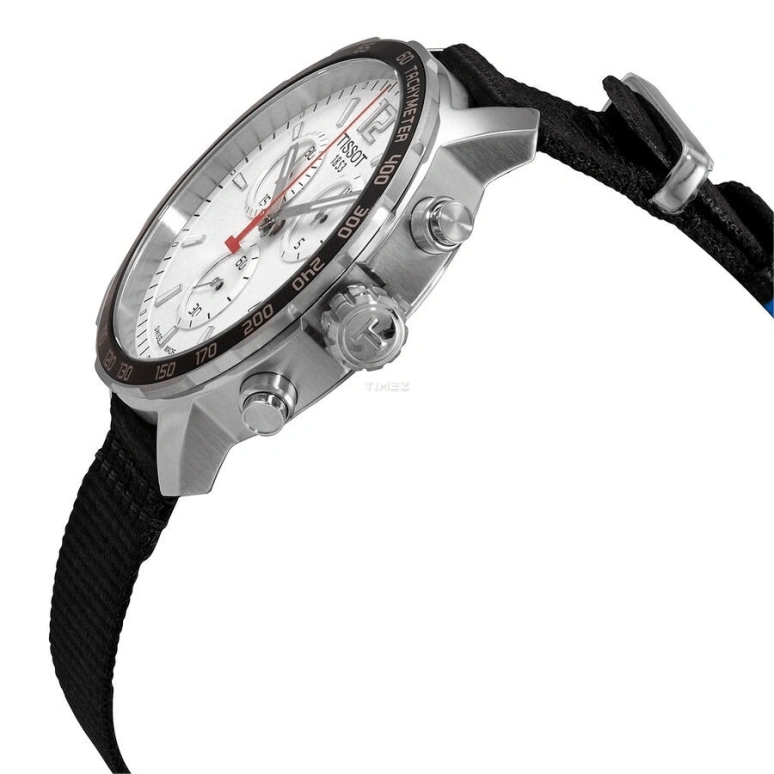 Tissot,Quickster 42mm,42mm,Stainless Steel,Silver White,Quartz,Chronograph,Day,T095,T095.417.17.037.36