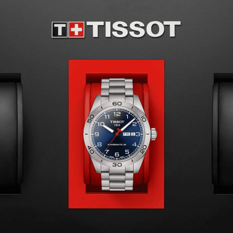 Tissot,T-Sport 42mm,42mm,Stainless Steel,Luminous,Blue,In-house Caliber,Sapphire,Crystal Glass,T131,T131.430.11.042.00