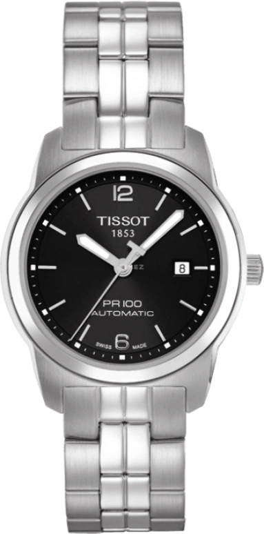 Tissot,PR 100 27mm,27mm,Stainless Steel,Black,Automatic,Day,38hours,T049,T049.307.11.057.00