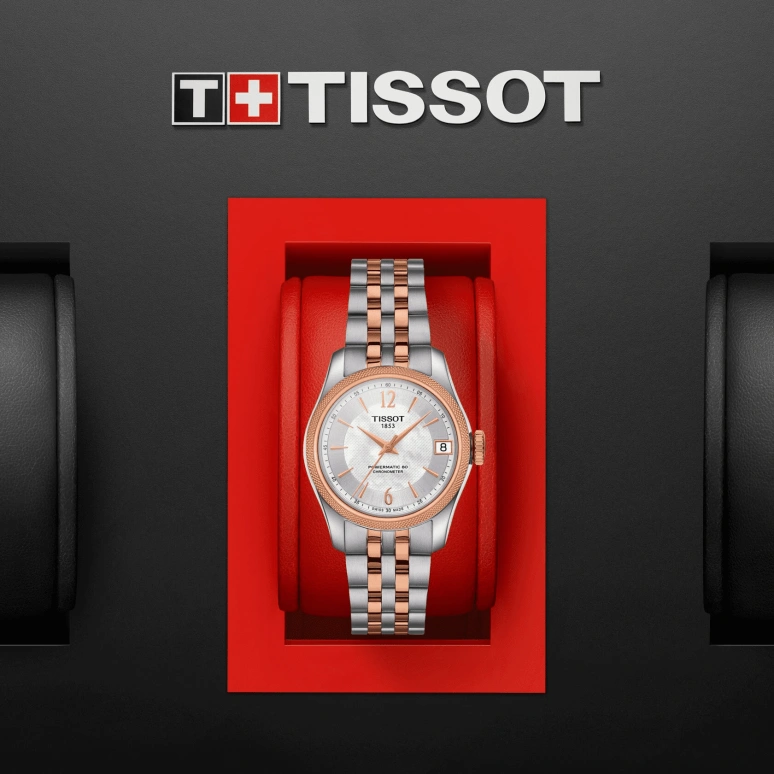 Tissot,Ballade 32mm,32mm,Stainless Steel,White,Automatic,Date,80hours,T108,T108.208.22.117.01