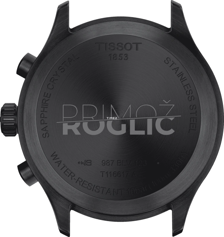 Tissot,Chrono 45mm,45mm,Stainless Steel,Black,Quartz,Chronograph,Day,T116,T116.617.36.052.04