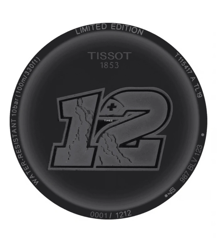 Tissot,T-Race 47.60mm,47.60mm,Stainless Steel,Black,Silver,Quartz,Chronograph,Day,T1154173705703