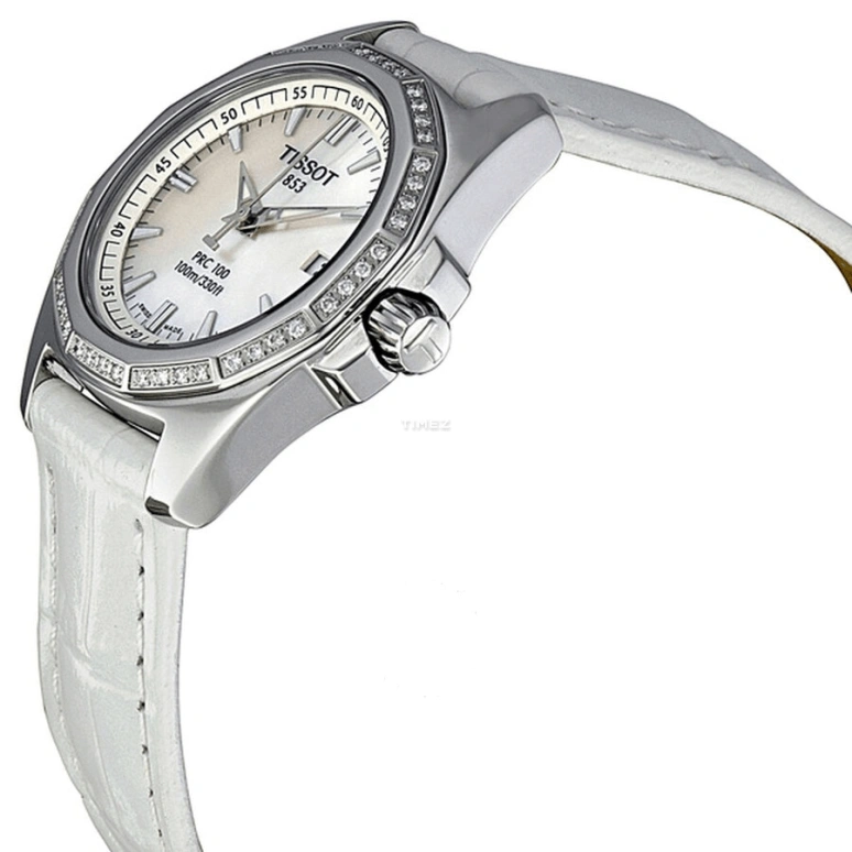 Tissot,PRC 100 28mm,28mm,Stainless Steel,White,Quartz,Day,26280hours,T22,T22.1.151.21