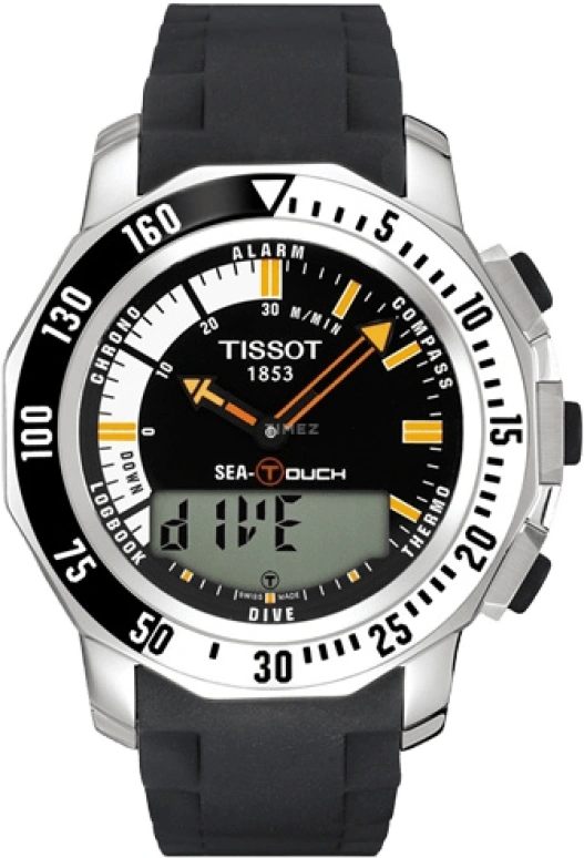 Tissot,Touch 44.40mm,44.40mm,Stainless Steel,Black,Quartz,Countdown,Chronograph,Perpetual Calendar,Month,Sapphire,Round,T026,T026.420.17.281.01