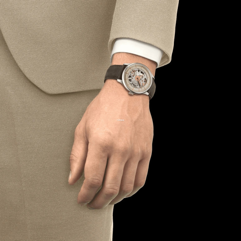 Tissot,Chemin Des Tourelles 39mm,39mm,Stainless Steel,Grey,Cream,Automatic,80hours,Sapphire,Glass,T139,T139.836.16.261.00