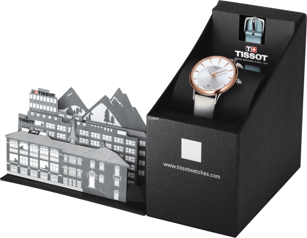 Tissot,Odaci-T 33.17mm,33.17mm,Stainless Steel,Silver White,Quartz,Day,Sapphire,Crystal Glass,T1332102603100