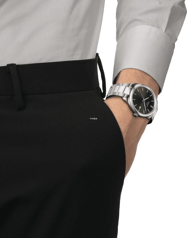 Tissot,PR 100 40mm,40mm,Stainless Steel,Green,Quartz,Day,Sapphire,Crystal Glass,T150,T150.410.11.091.00