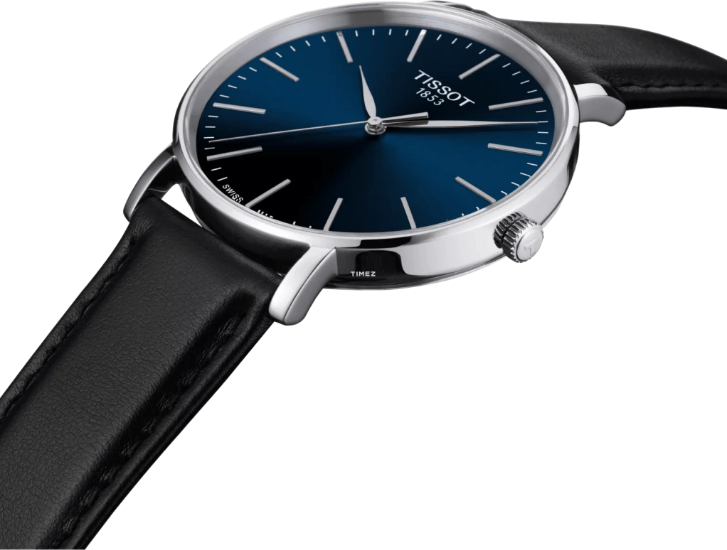 Tissot,Everytime 40mm,40mm,Stainless Steel,Blue,Quartz,26280hours,Sapphire,T143,T143.410.16.041.00