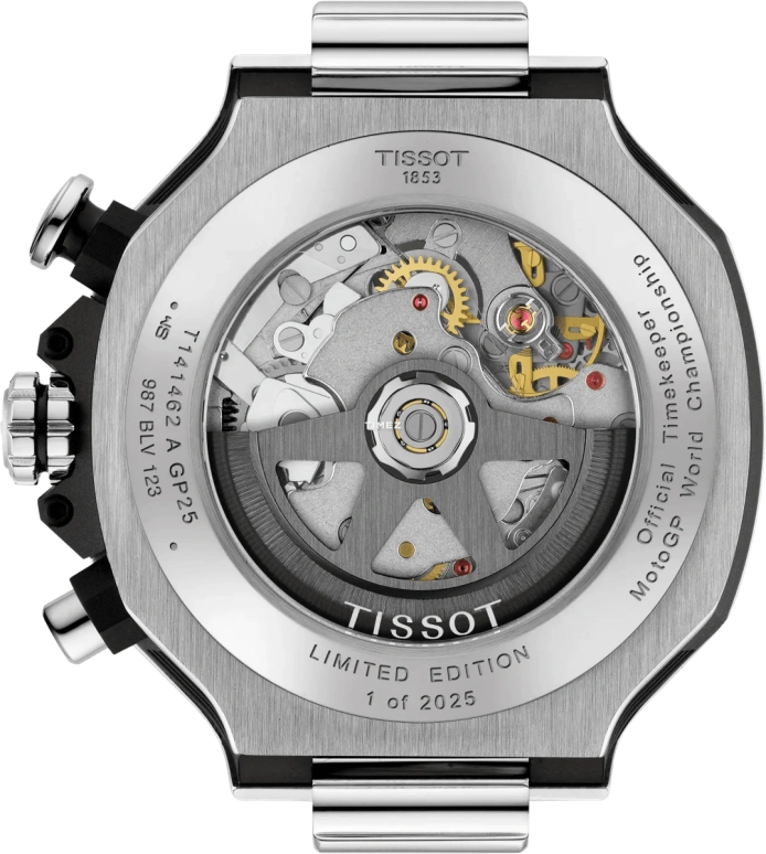 Tissot,T-Race 45mm,45mm,Stainless Steel,White,Automatic,Chronograph,Day,T141,T141.462.27.041.00