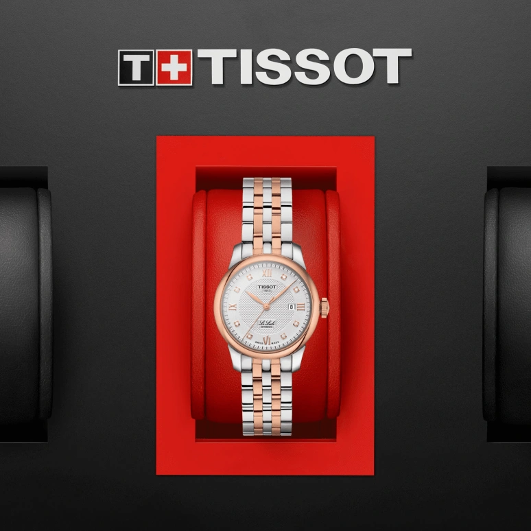 Tissot,Le Locle 29mm,29mm,Stainless Steel,Silver,Automatic,Date,38hours,T006,T006.207.22.036.00