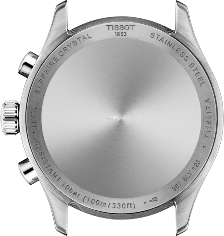 Tissot,Chrono 42mm,42mm,Stainless Steel,Blue,Quartz,Chronograph,Day,T116,T116.417.11.042.00