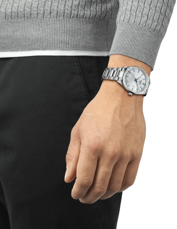Tissot,PRC 100 40mm,40mm,Stainless Steel,Silver,Quartz,Day,Sapphire,Crystal Glass,T150,T150.410.11.031.00