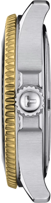 Tissot,Seastar 36mm,36mm,Stainless Steel,Black,Quartz,Day,Sapphire,Crystal Glass,T120,T120.210.22.051.00