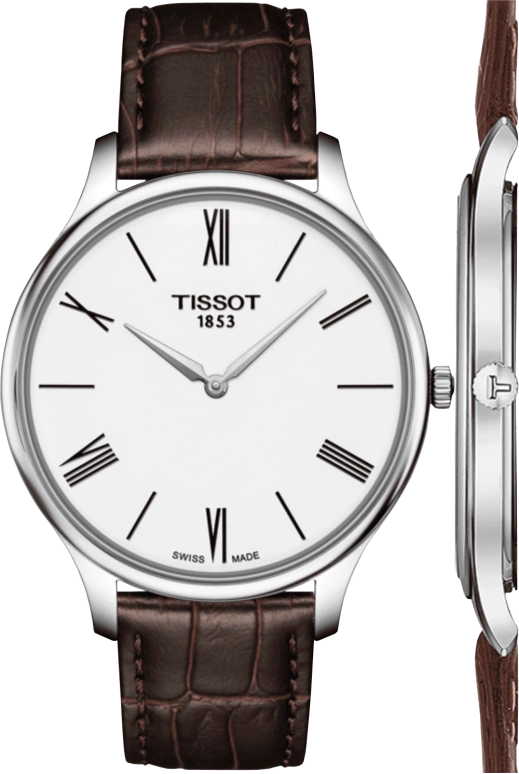 Tissot,Tradition 39mm,39mm,Stainless Steel,White,Quartz,Sapphire,Round,T063,T063.409.16.018.00