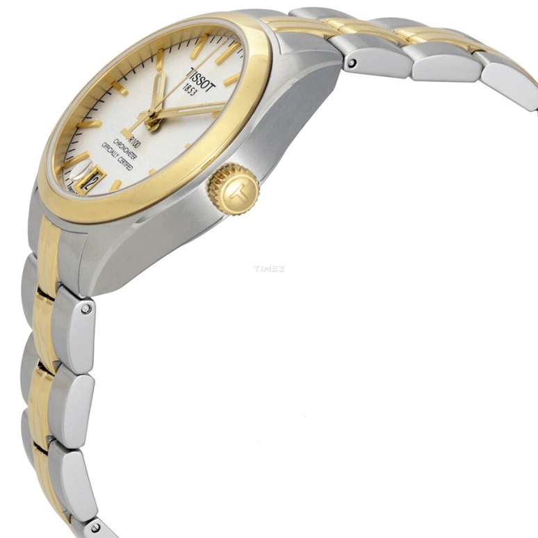Tissot,PR 100 33mm,33mm,Stainless Steel,White,Automatic,Day,80hours,T101,T101.208.22.031.00