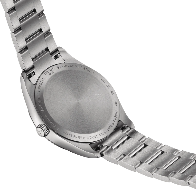 Tissot,PR 100 40mm,40mm,Stainless Steel,Blue,Quartz,Day,Sapphire,Crystal Glass,T150,T150.410.11.041.00