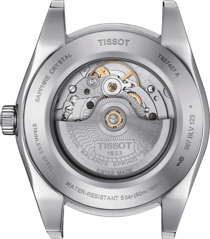 Tissot,Gentleman 40mm,40mm,Yellow Gold,Stainless Steel,Brown,Automatic,Date,80hours,T927,T927.407.46.291.01