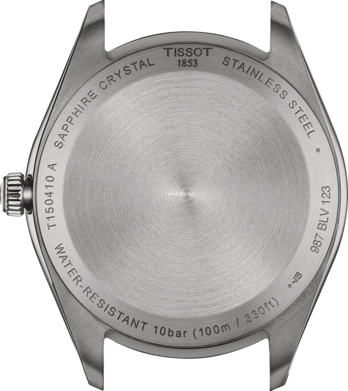 Tissot,PR 100 40mm,40mm,Stainless Steel,Blue,Quartz,Day,Sapphire,Crystal Glass,T150,T150.410.11.041.00
