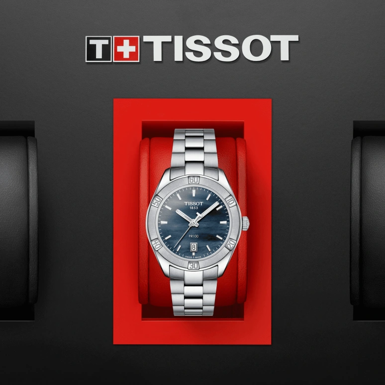 Tissot,PR 100 36mm,36mm,Stainless Steel,Black,Quartz,Date,26280hours,T101,T101.910.11.121.00