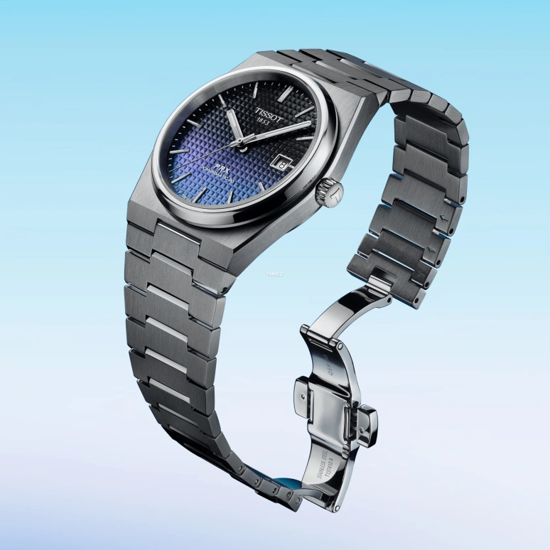 Tissot,PRX 40mm,40mm,Stainless Steel,Dark Blue,Gradient,Automatic,Day,Anti-magnetic,T137,T137.407.11.051.01