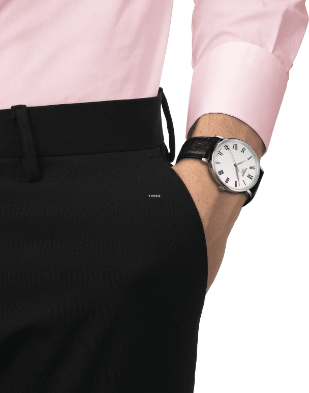 Tissot,Everytime 40mm,40mm,Stainless Steel,Silver,Quartz,26280hours,Sapphire,Crystal Glass,T143,T143.410.16.033.00