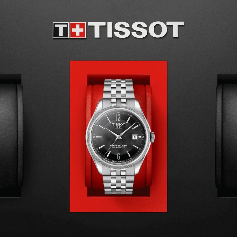 Tissot,Ballade 39mm,39mm,Stainless Steel,Black,Automatic,Date,80hours,T108,T108.408.11.057.00