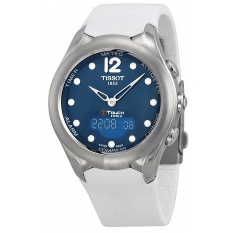 Tissot,Touch 38mm,38mm,Stainless Steel,Blue,Quartz,In-house Caliber,Sapphire,Crystal Glass,T075,T075.220.17.047.00
