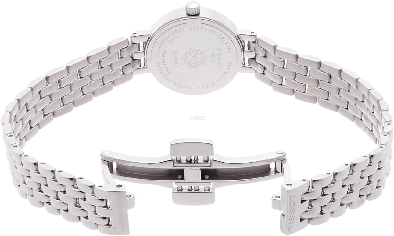 Tissot,T-Lady 19.50mm,19.50mm,Stainless Steel,White,Quartz,26280hours,Sapphire,T058,T058.009.61.116.00