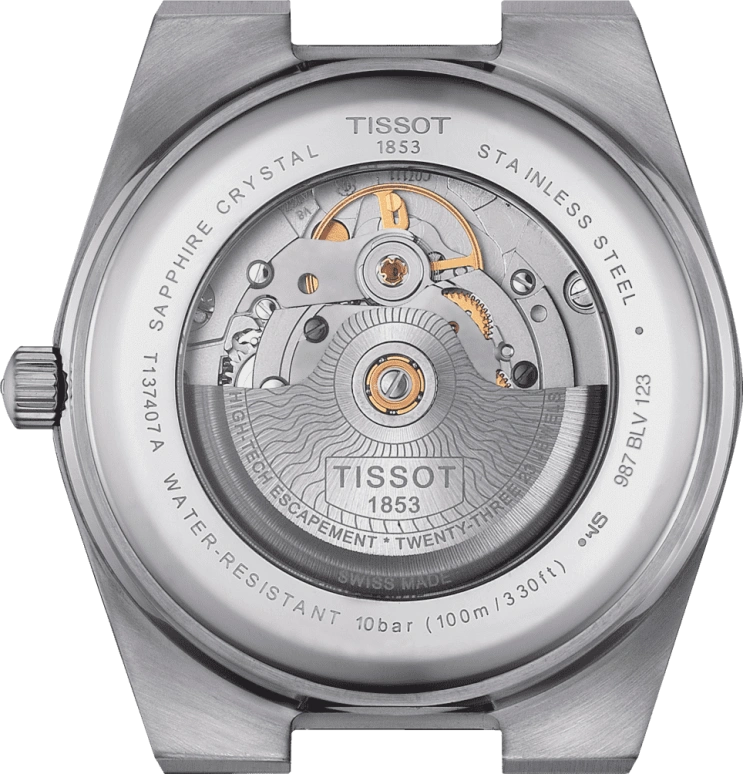 Tissot,PRX 40mm,40mm,Stainless Steel,Black,Automatic,Day,80hours,T137,T137.407.16.051.00