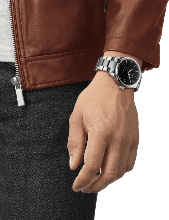 Tissot,XL 43mm,43mm,Stainless Steel,Black,Automatic,Date,72hours,T116,T116.407.11.051.00