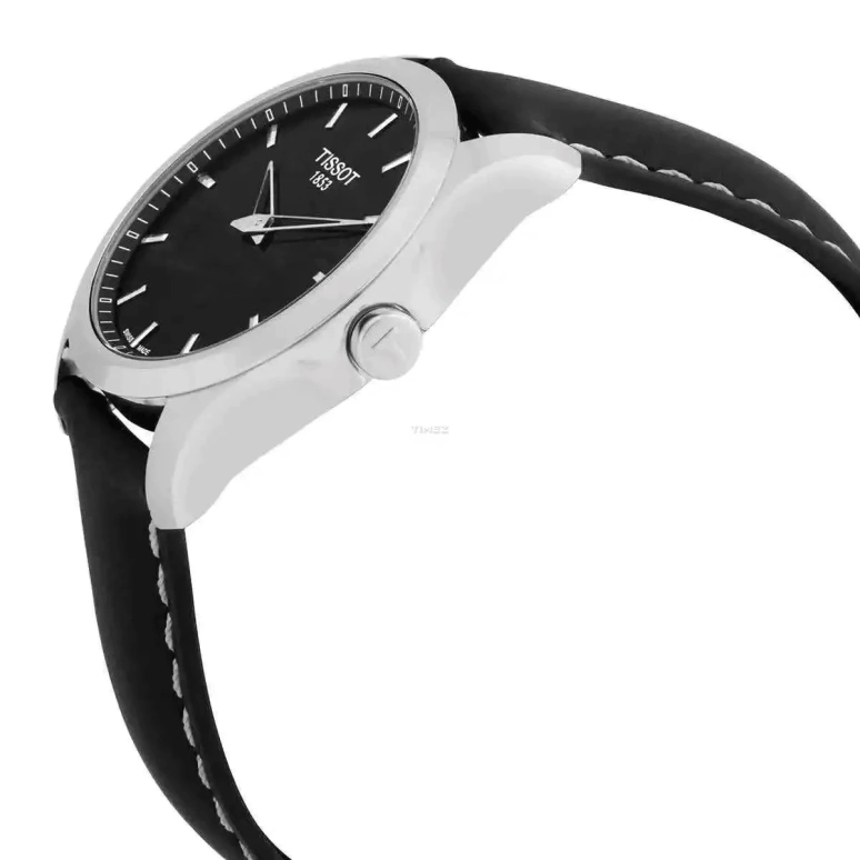 Tissot,Couturier 39mm,39mm,Stainless Steel,Black,Quartz,In-house Caliber,Sapphire,Crystal Glass,T035,T035.446.16.051.02