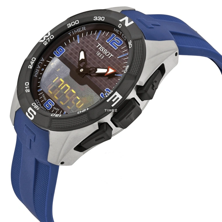 Tissot,Touch 45mm,45mm,Stainless Steel,Black,Blue,Quartz,Regatta Timer,Countdown,Chronograph,Perpetual Calendar,Sapphire,Crystal Glass,Round,T091,T091.420.47.057.02