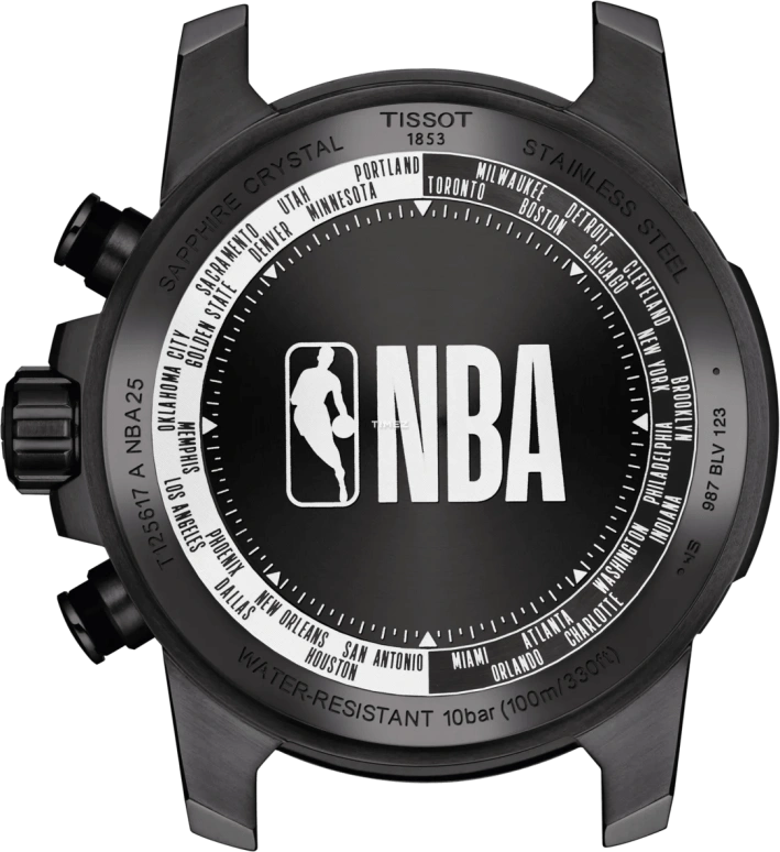 Tissot,Supersport 45.50mm,45.50mm,Stainless Steel,Black,Quartz,Chronograph,Day,T125,T125.617.37.067.00