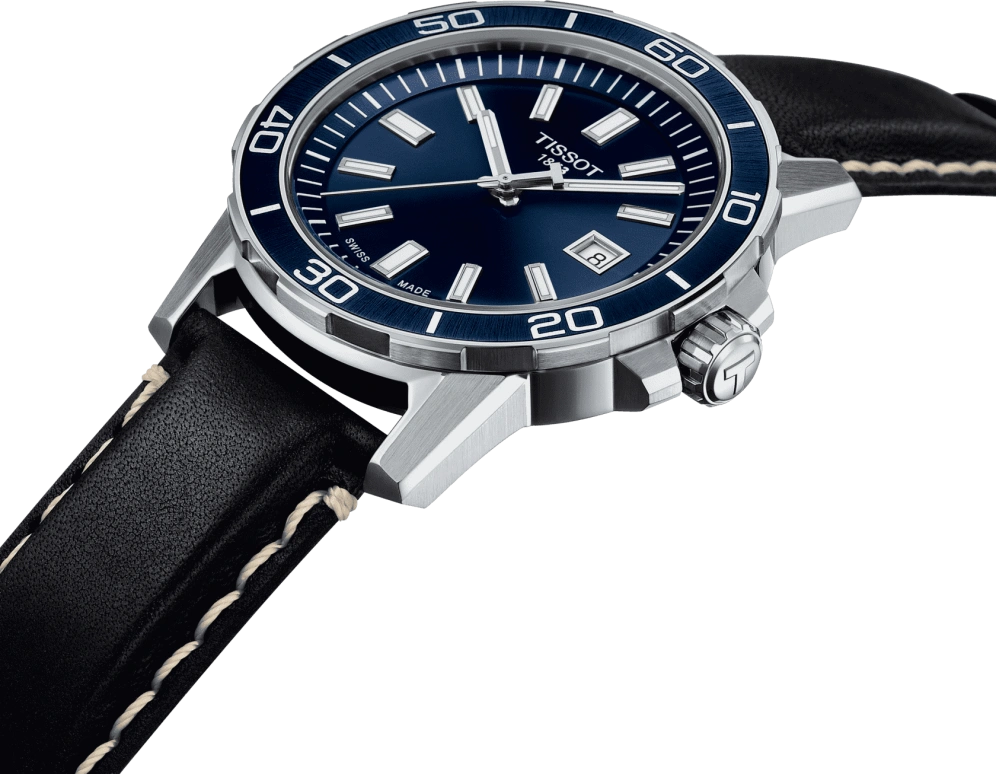 Tissot,Supersport 44mm,44mm,Aluminium,Stainless Steel,Blue,Quartz,Day,Sapphire,Crystal Glass,T125,T125.610.16.041.00