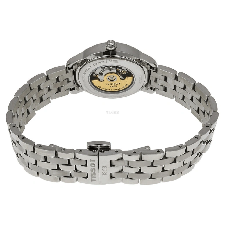 Tissot,Bridgeport 28mm,28mm,Stainless Steel,Silver White,Automatic,Day,38hours,T045,T045.207.11.113.00