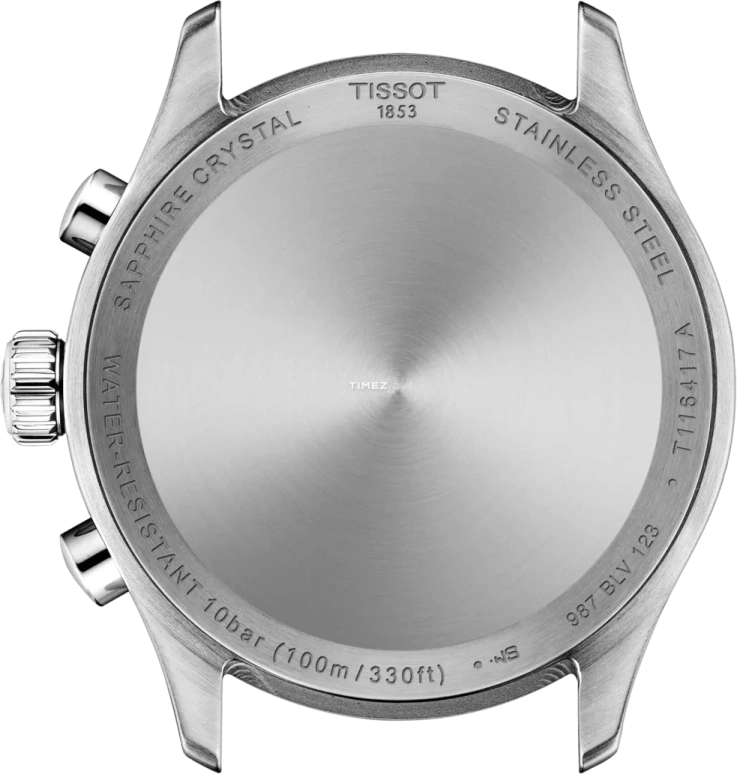 Tissot,Chrono 42mm,42mm,Stainless Steel,Black,Quartz,Chronograph,Day,T116,T116.417.11.052.00